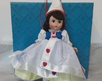1999 Hallmark Madame Alexander Red Queen Ornament Alice in Wonderland 4th Series Vintage Christmas Queen of Hearts Doll