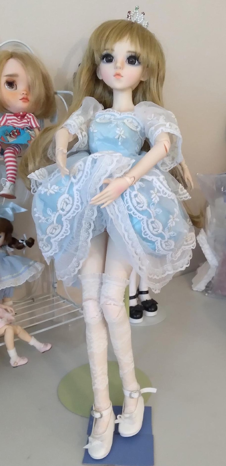 BJD Doll 22 Tall Jointed for Flexible Posing Beautiful Etsy