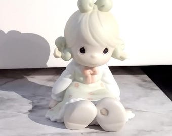Precious Moments Figurine #531162 Bless Your Soul Ship Symbol 1994 Enesco U S Seller