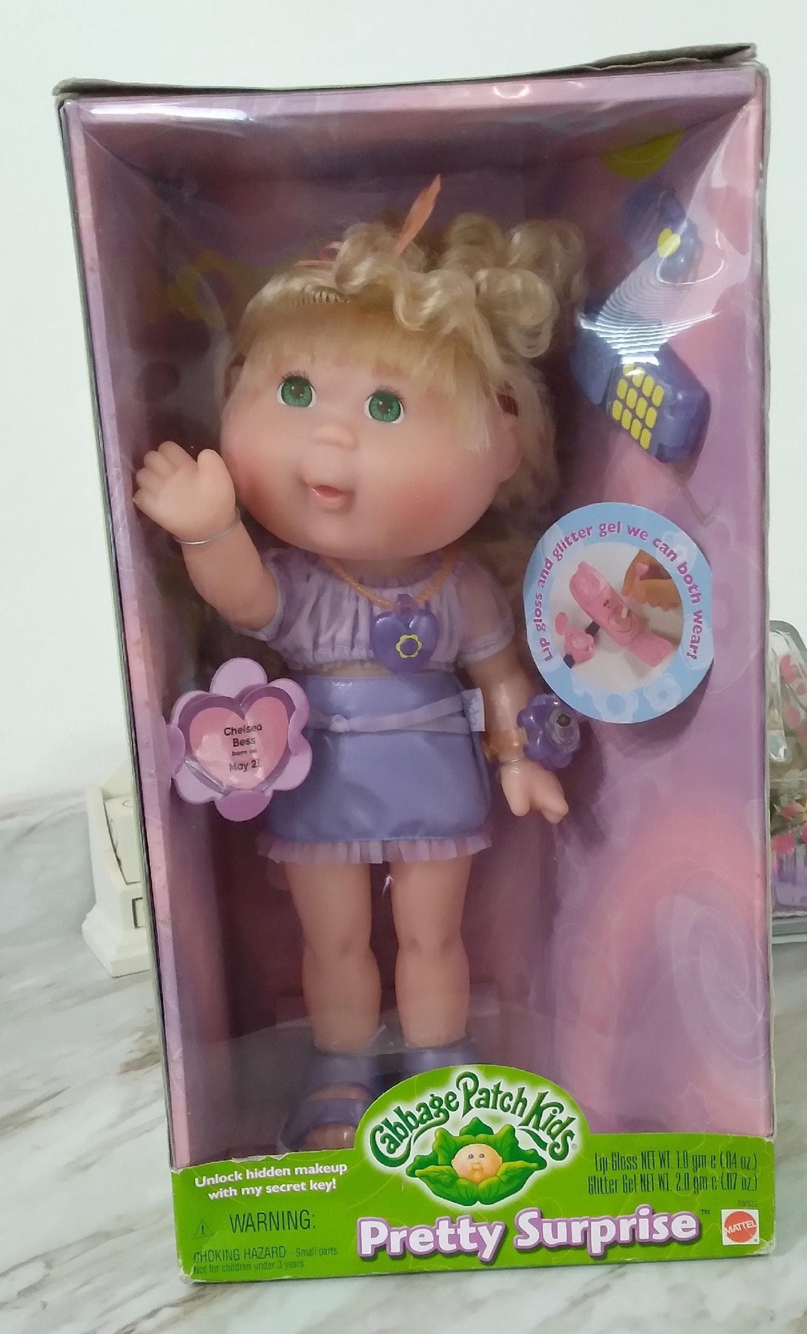 Cabbage Patch Kids Doll Pretty Surprise Chelsea Bess Vintage Etsy