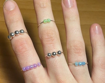 Infinity Fidget Ring Silent Sensory Toy for ADHD Autism Anxiety Ring   Stainless Steel Focus Ring for Adults & Teens - Etsy