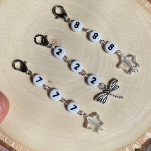 Engel Zahl Schlüsselanhänger, Engel Zahl Kristall Charms, zierliche Engel Zahl Draht Chainlink Schlüsselanhänger, NEUE CHARME verfügbar!!
