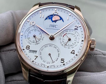 IWC Portuguese Perpetual Calendar Portugieser Perpetual Calendar 18K Rose Gold IW503302