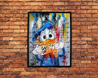 Disney Donald Duck Stencil A4//A5//A6