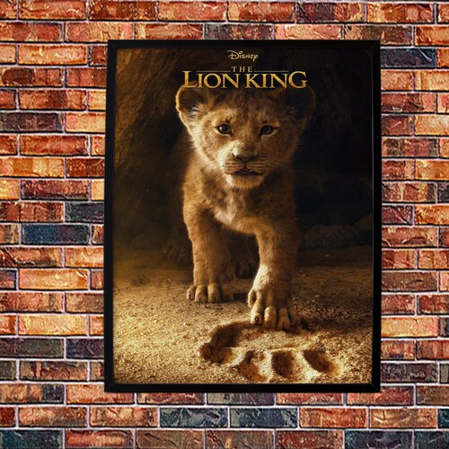 The Lion King Movie Poster Print 19 Wall Artfilms Cinema Etsy
