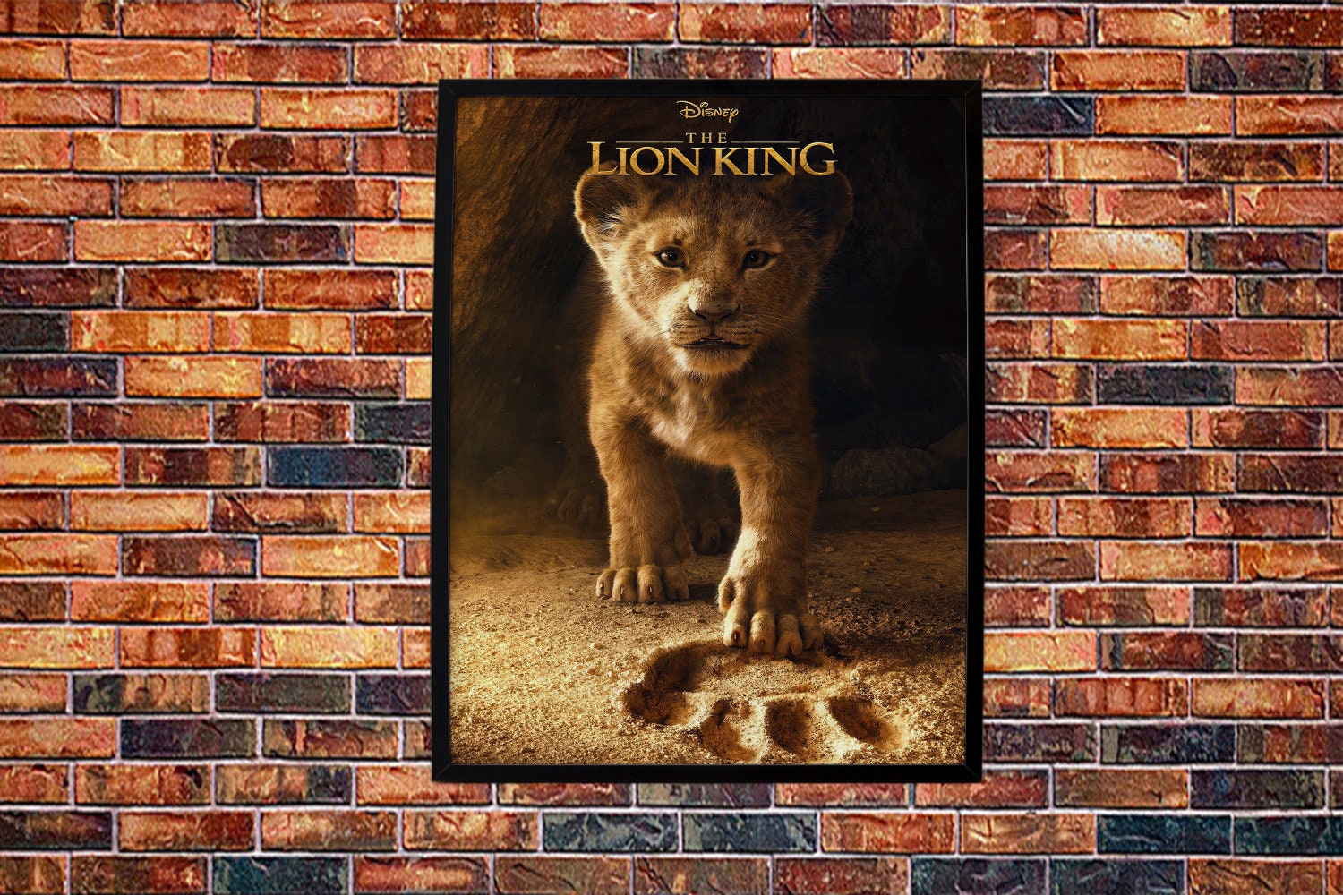The Lion King Movie Poster Print 19 Wall Artfilms Cinema Etsy