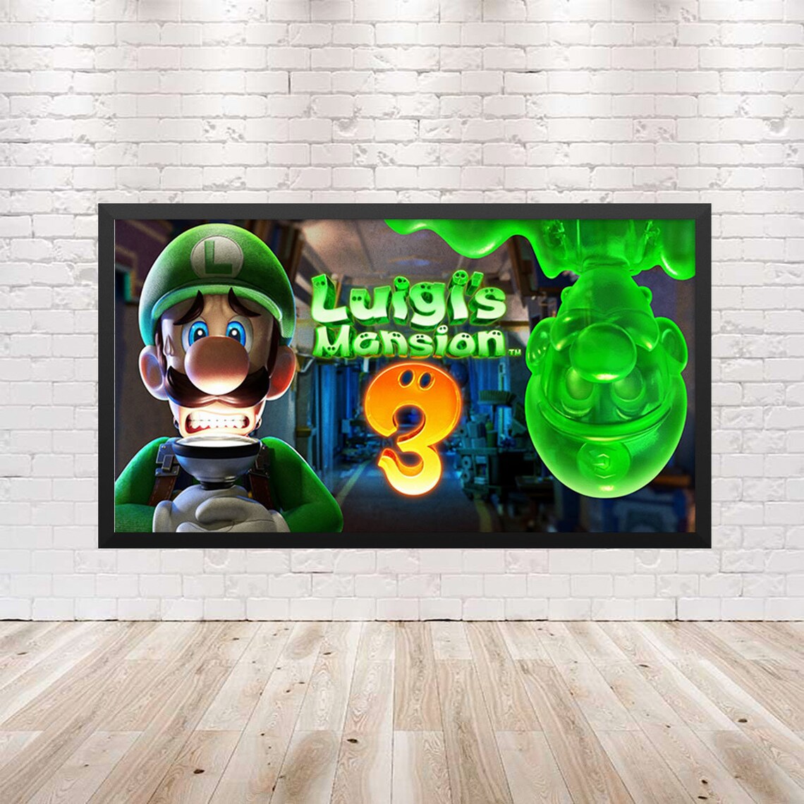 Luigi's Mansion 3 Gaming Poster Print 2019 Wall Art Geek Etsy UK
