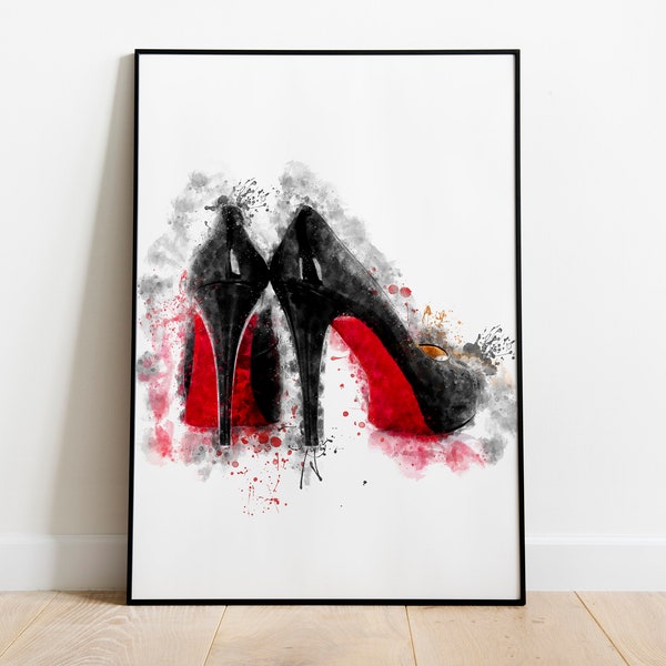 High Heel Art - Etsy UK