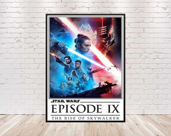 The Rise Of Skywalker Star Wars Odeon Cinema A4 Promo Poster Kylo Ren 