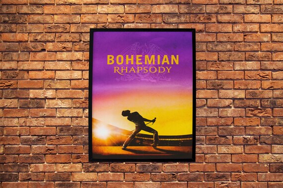 Bohemian Rhapsody Movie Poster Print 2019 Wall Artfilms Etsy