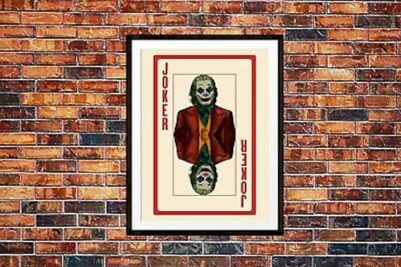 THE JOKER MOVIE POSTER A5..A4..A3..A2. OPTIONS