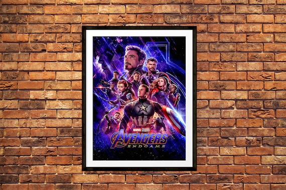 Avengers Marvel Universe End Game Movie Poster Wall Art Home Decor Superhero Print