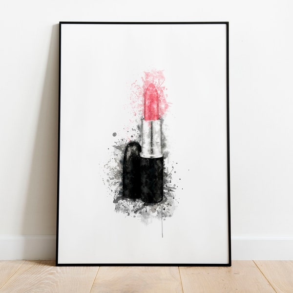 Lipstick Wall Art Etsy