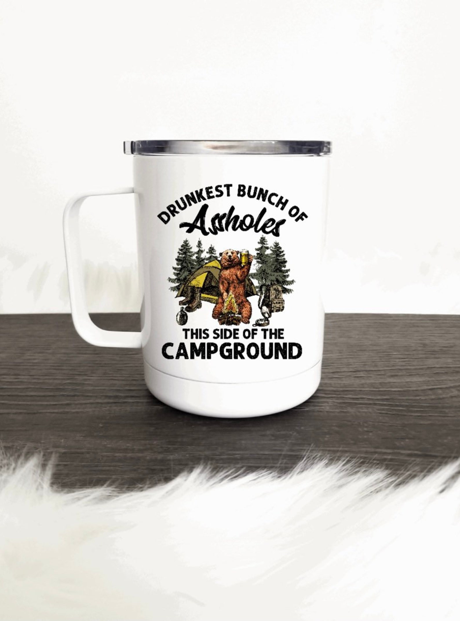 Insulated Camp Mug Gifts for Friends Drunkest Bunch Etsy