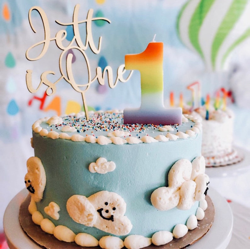 One Cake Topper . First Birthday Cake Topper . ONE Smash Cake - Etsy ...