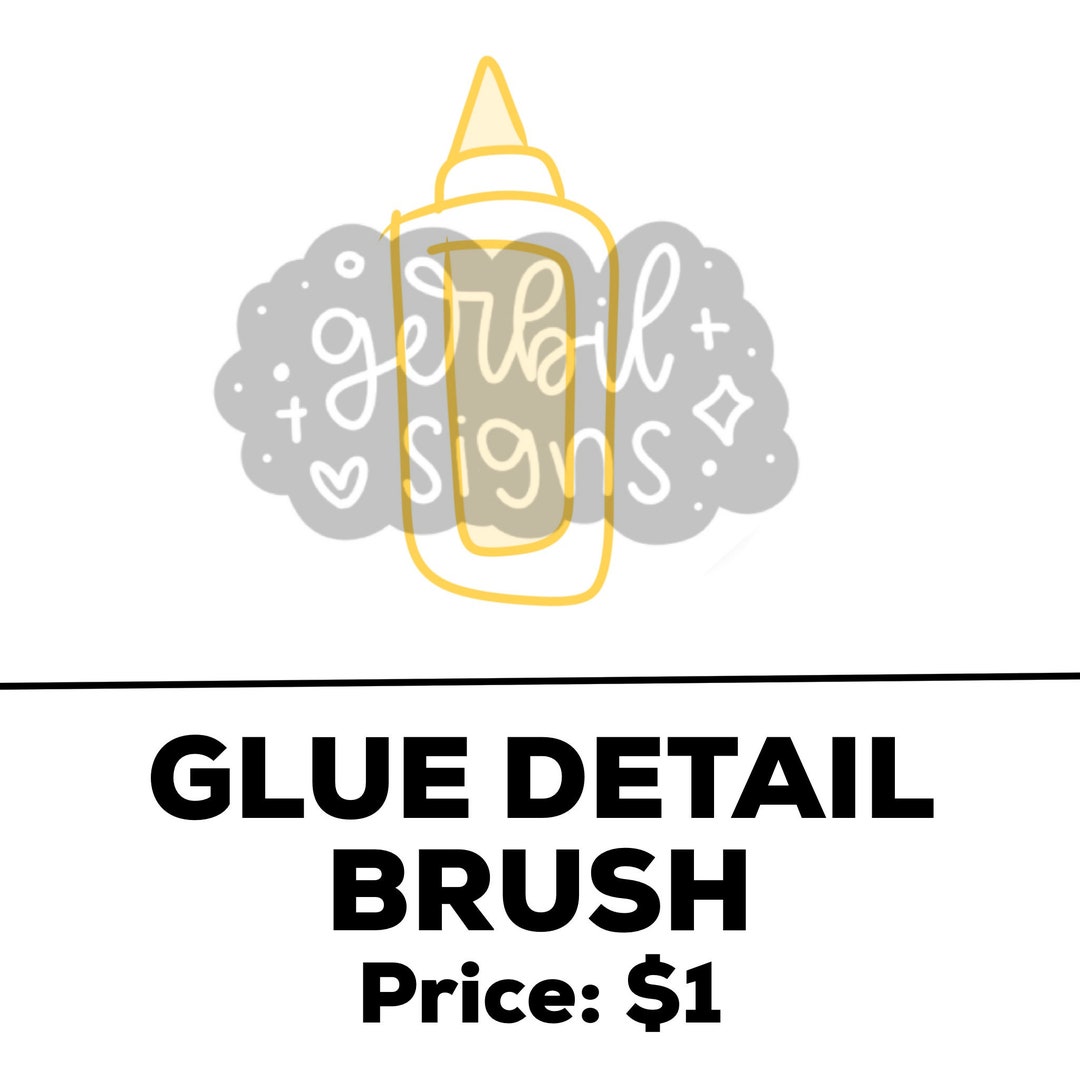 Glue Detail Brush Procreate Brush Etsy