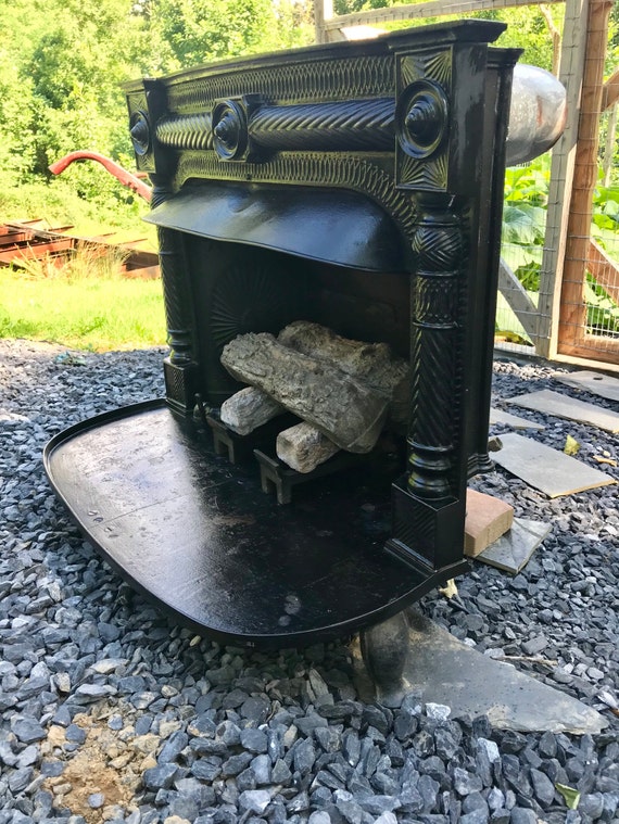 Wood Stove Antique H Stimpson Fire Frame Franklin Parlor - Sears Franklin Antique Cast Iron Wood Stove Fireplace Wood Stove Antique H Stimpson Fire Frame Franklin Parlor - Sears Franklin Antique Cast Iron Wood Stove Fireplace