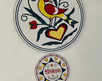 Vintage Pennsylvania Dutch Hex Signs Zooks Dutch Novelties 1996