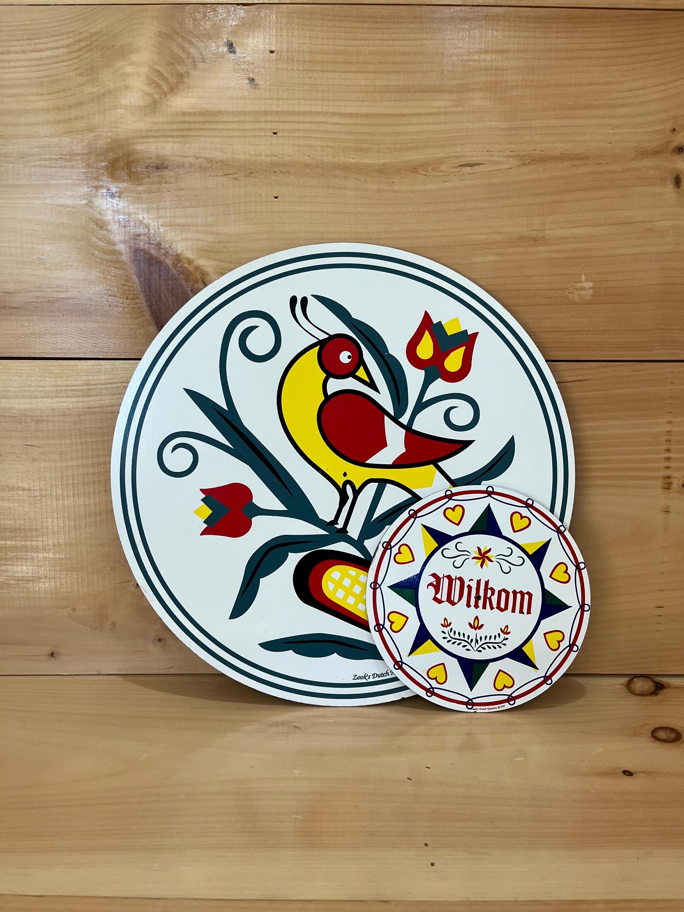 Vintage Pennsylvania Dutch Hex Signs Zooks Dutch Novelties 1996