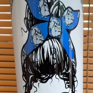 Bulldogs mom 20oz tumbler w/straw