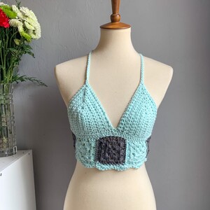 The Forage Fairy Halter Top | Handmade Crochet Women’s Boho Cottagecore Crop Top