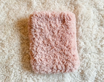 The Cozy Kindle Sleeve | Handmade Crochet Chenille Yarn e-Reader Cover