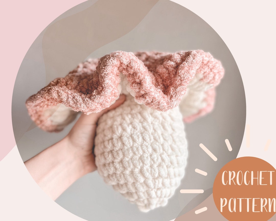 The Chanterelle Mushroom Crochet Pattern PDF Beginner Friendly Woodland