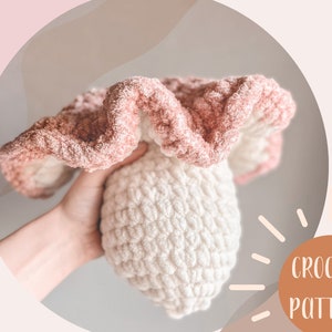 The Chanterelle Mushroom Crochet Pattern PDF | Beginner Friendly Woodland Pillow | Chunky Funky Mushie Blanket Yarn Amigurumi