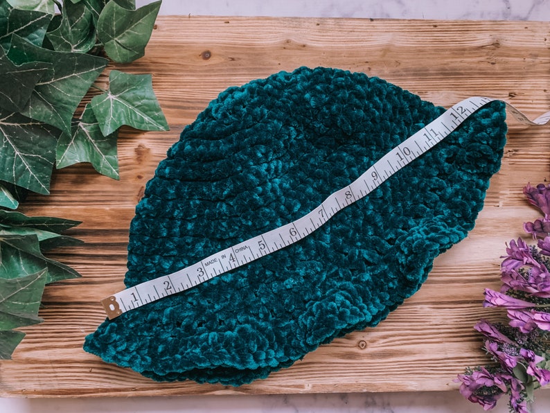 The Velvet Bucket Hat in Dark Green Handmade Crochet Women\u2019s Retro Inspired Bucket Hat