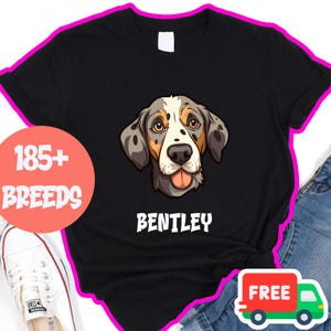 Custom Dog Shirt, Dog Mom Crewneck Sweatshirt, Christmas Gift for Dog Mama, New Dog Dad Hoodie, New Dog Owner T-Shirt, Xmas Dog Lover Shirt