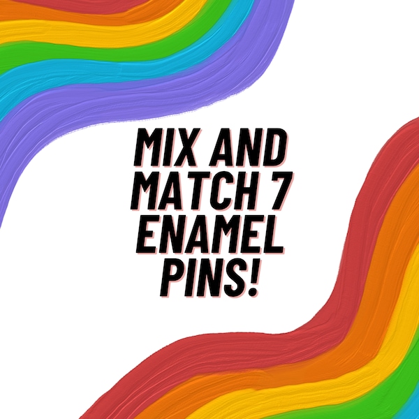 Mix & Match LGBT+ Emaille Pins