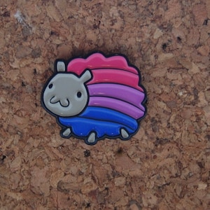 Bisexual Sheep Enamel Pin