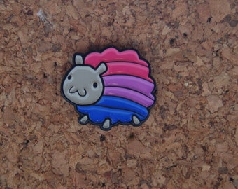 Bisexual Sheep Enamel Pin