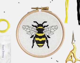 Bee Cross Stitch Kit Craft Set