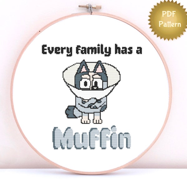 Every Family has a Muffin Cross Stitch Pattern