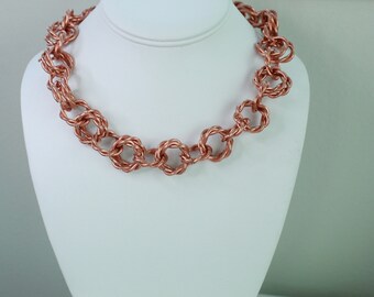 Handmade Pure Copper Link Chain