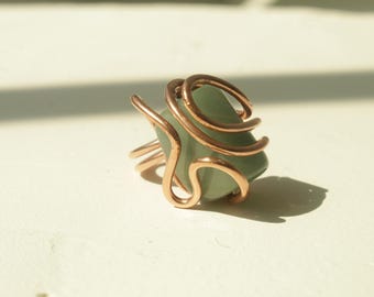Aloë | Kristallen koperen ring