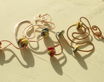 Reverie | Copper Statement Earrings