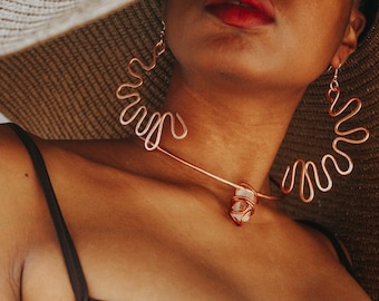 Astounding | Copper Statement Earrings