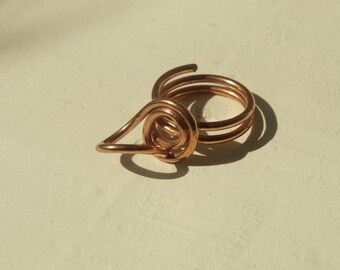 over and over | Copper Wire Ring