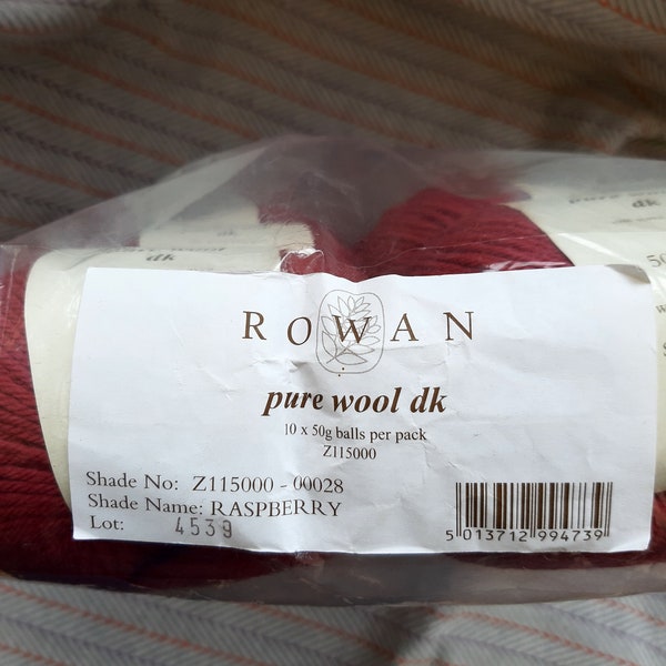 Rowan Pure Wool DK -Raspberry