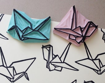 hand writing paper for sale Paper Crane Rubber Stamps