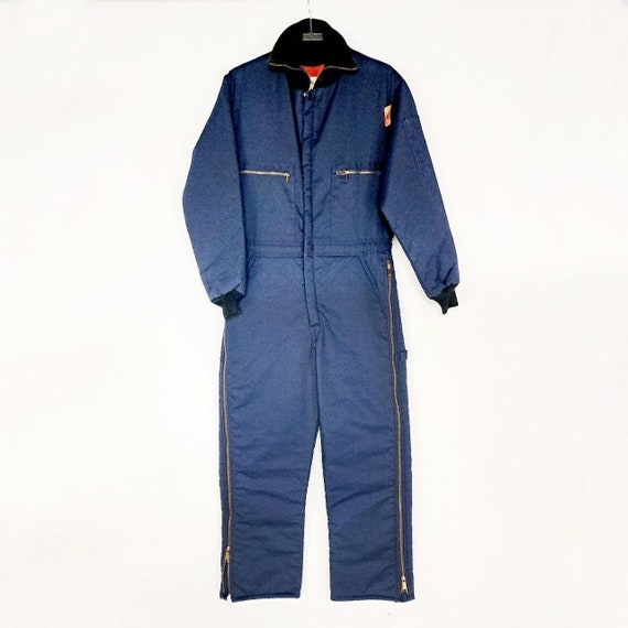 Vintage insulated quilted lined coveralls by Wear… - image 2
