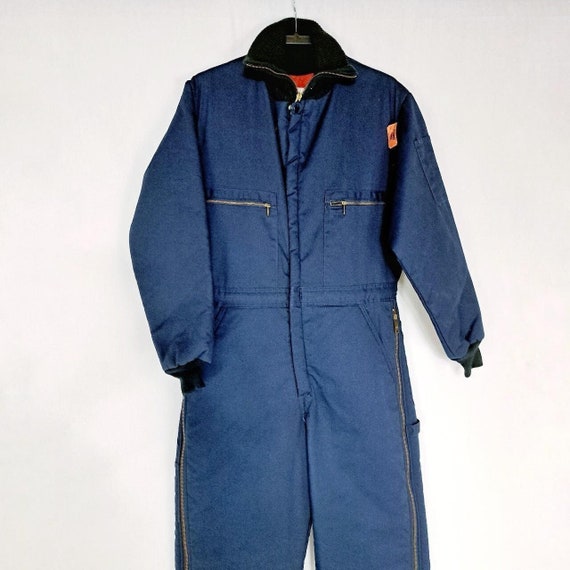Vintage insulated quilted lined coveralls by Wear… - image 1