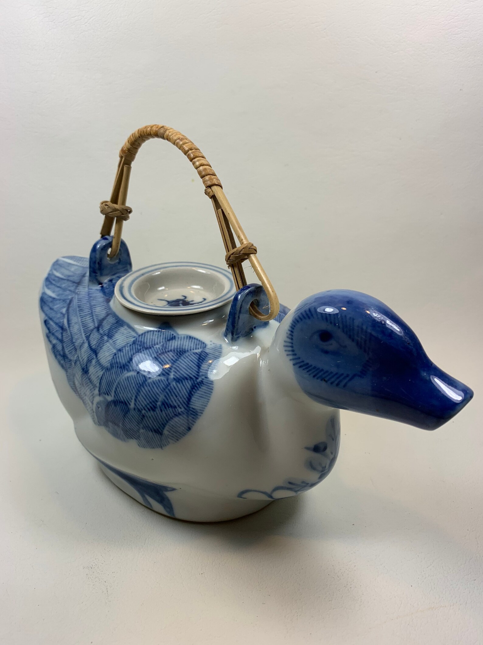 Vintage Oriental Decorativo Duck TeaPot Etsy