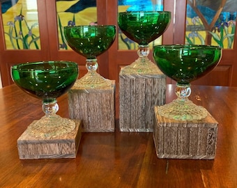Vintage Tiffin Franciscan Kings Crown Ruby Red Flashed Liquor Glasses.