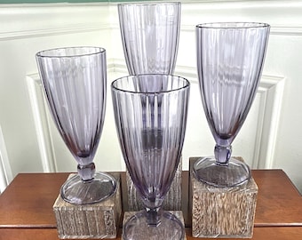 Cristal D'Arques - Durand Amethyst Wine Glasses.