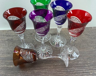 Nachtmann Liquor Crystal Roman Glasses.