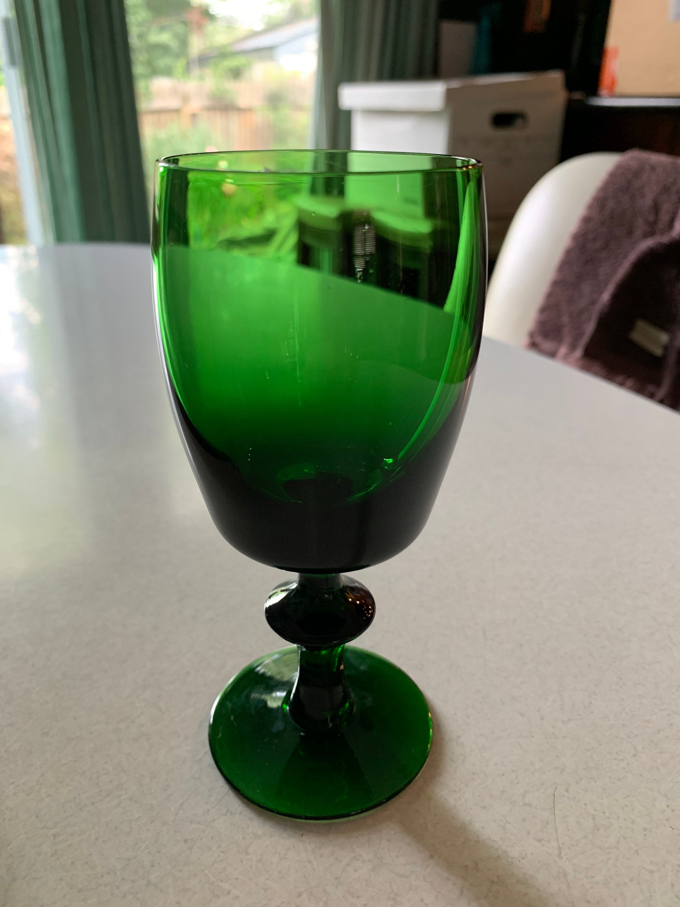 Green Vintage Style Shot Glasses Etsy