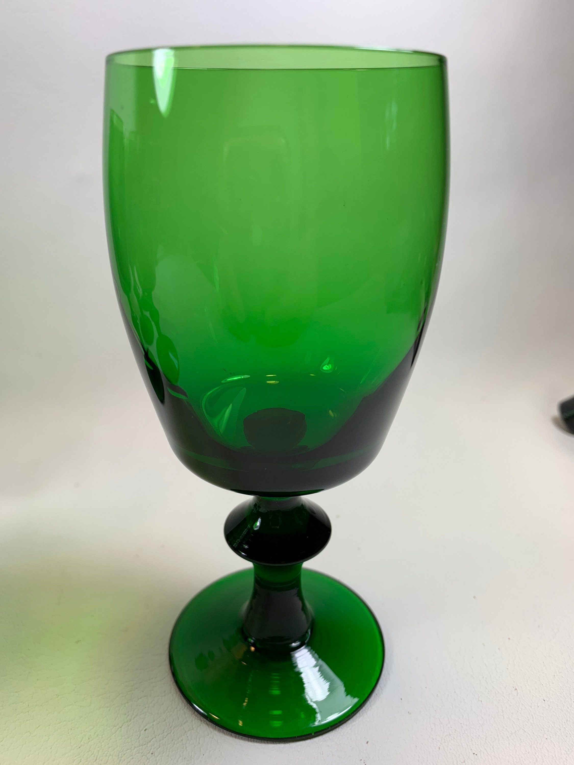 Green vintage style Shot glasses Etsy